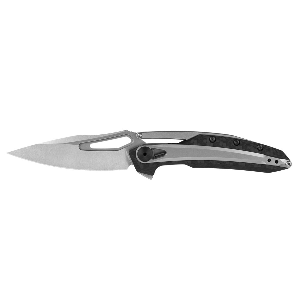 Складной нож Zero Tolerance 0990, сталь CPM-20CV, рукоять carbon fiber складной нож we knife esprit marble carbon cpm 20cv
