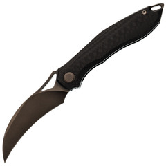 Фото Складной нож TuoTown Hawk-B, сталь T10S, рукоять G10/Carbon Fiber