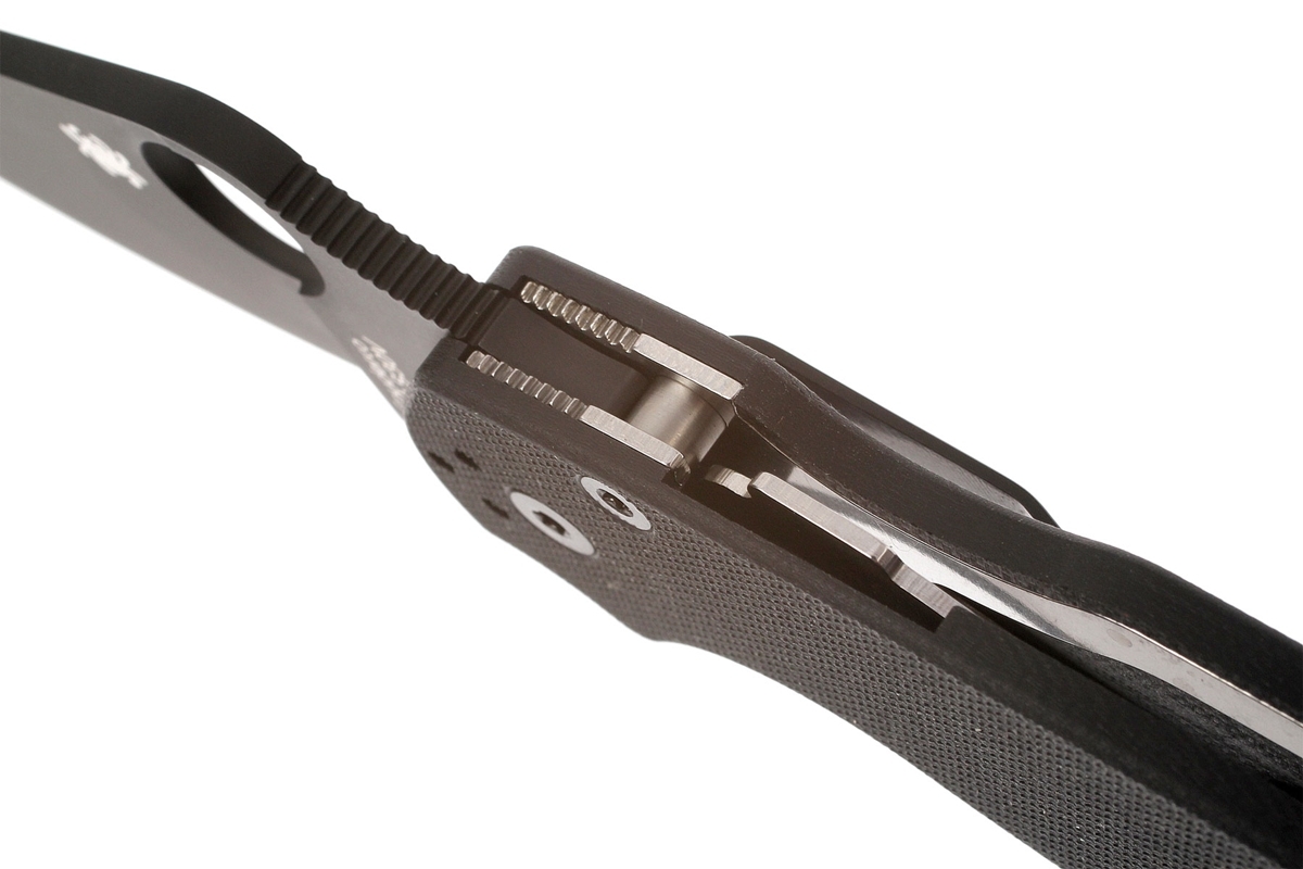 Складной нож Para Military 2 - Spyderco 81GPBK2, сталь Crucible CPM S45vn Black DLC-Coated Plain, рукоять стеклотекстолит G10, чёрный от Ножиков