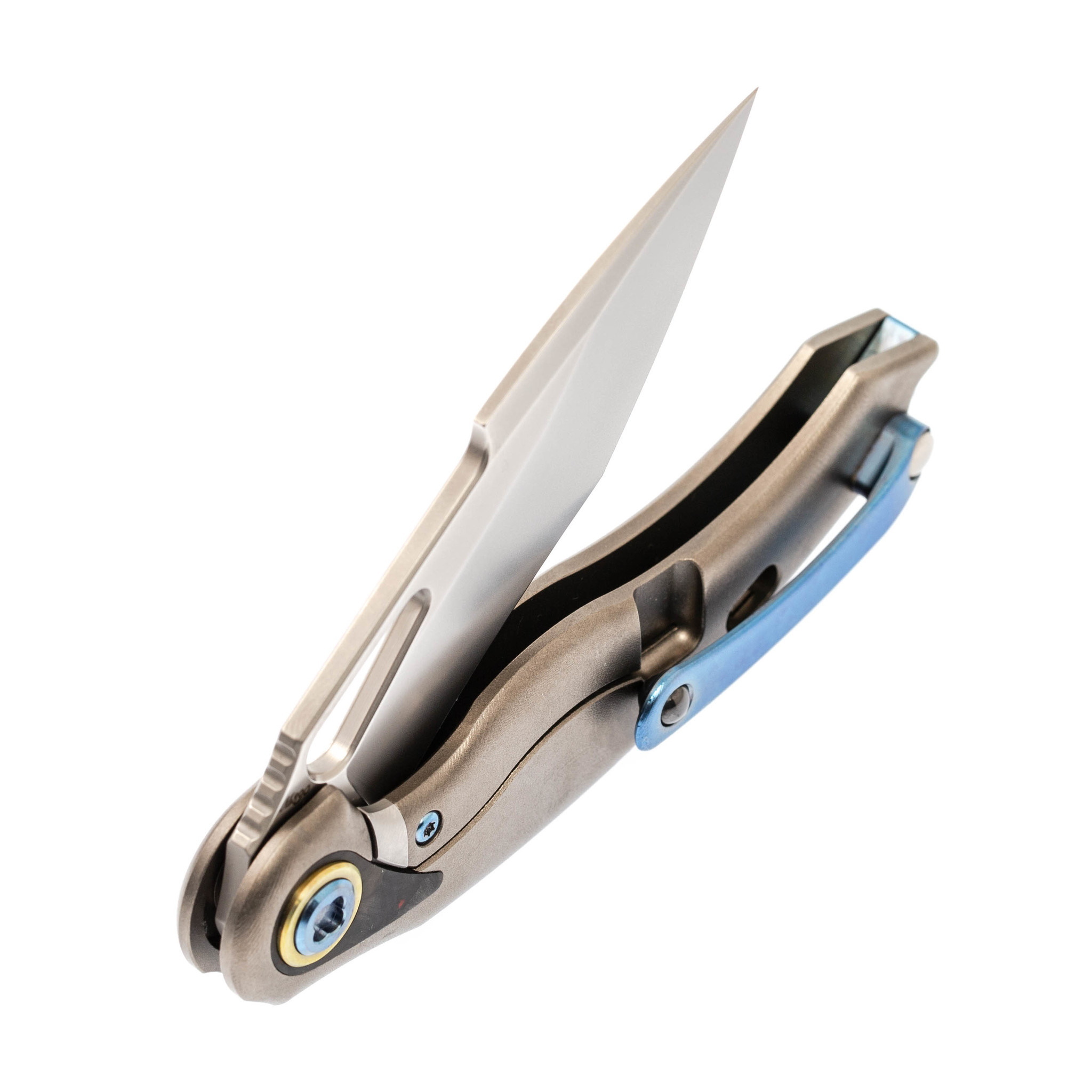 Нож складной Rikeknife Unicorn, сталь M390, Red Carbon - фото 8