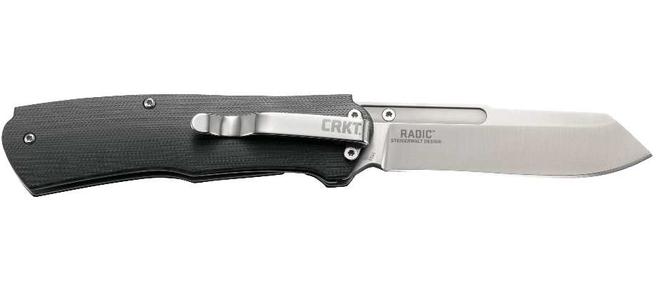 Полуавтоматический складной нож Radic, CRKT 6040, сталь 8Cr13MoV, рукоять стеклотекстолит G10 - фото 10