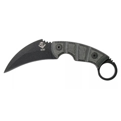 Фото Керамбит Ontario Ranger, сталь 5160, рукоять микарта, gray/black