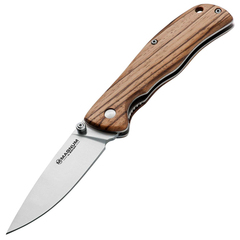 Фото Нож складной Magnum Backpacker, сталь 7Cr17 Satin Plain, рукоять дерево, Boker 01EL605