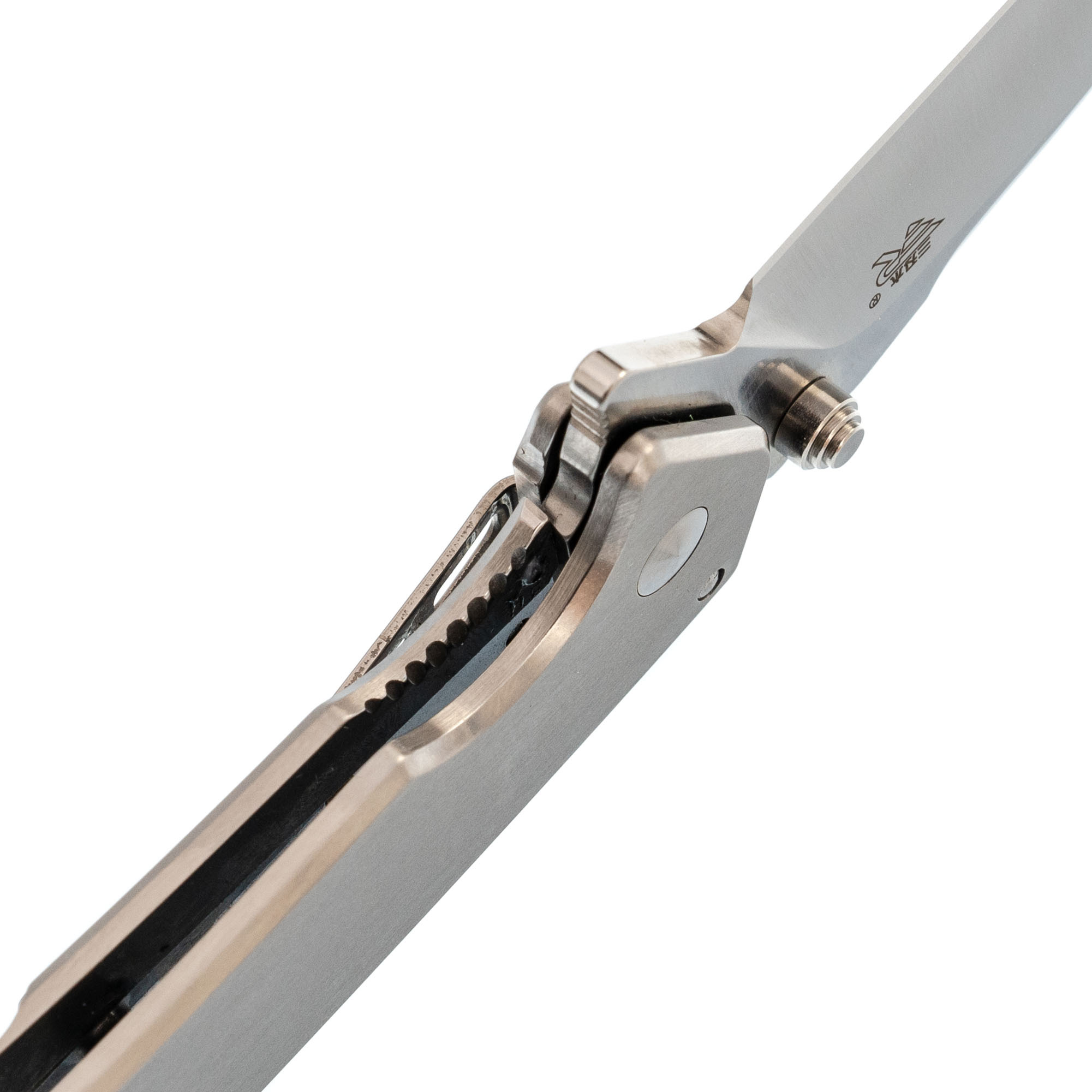 Складной нож Sanrenmu 7056LUC-SA, сталь 8Cr13MoV, рукоять сталь - фото 4