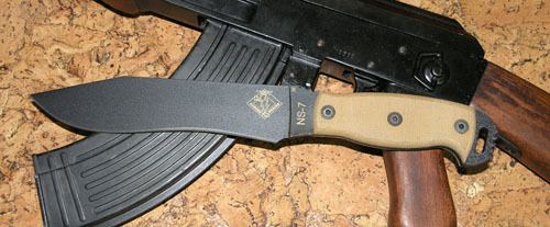 фото Нож с фиксированным клинком ontario "ns-7 tan micarta"