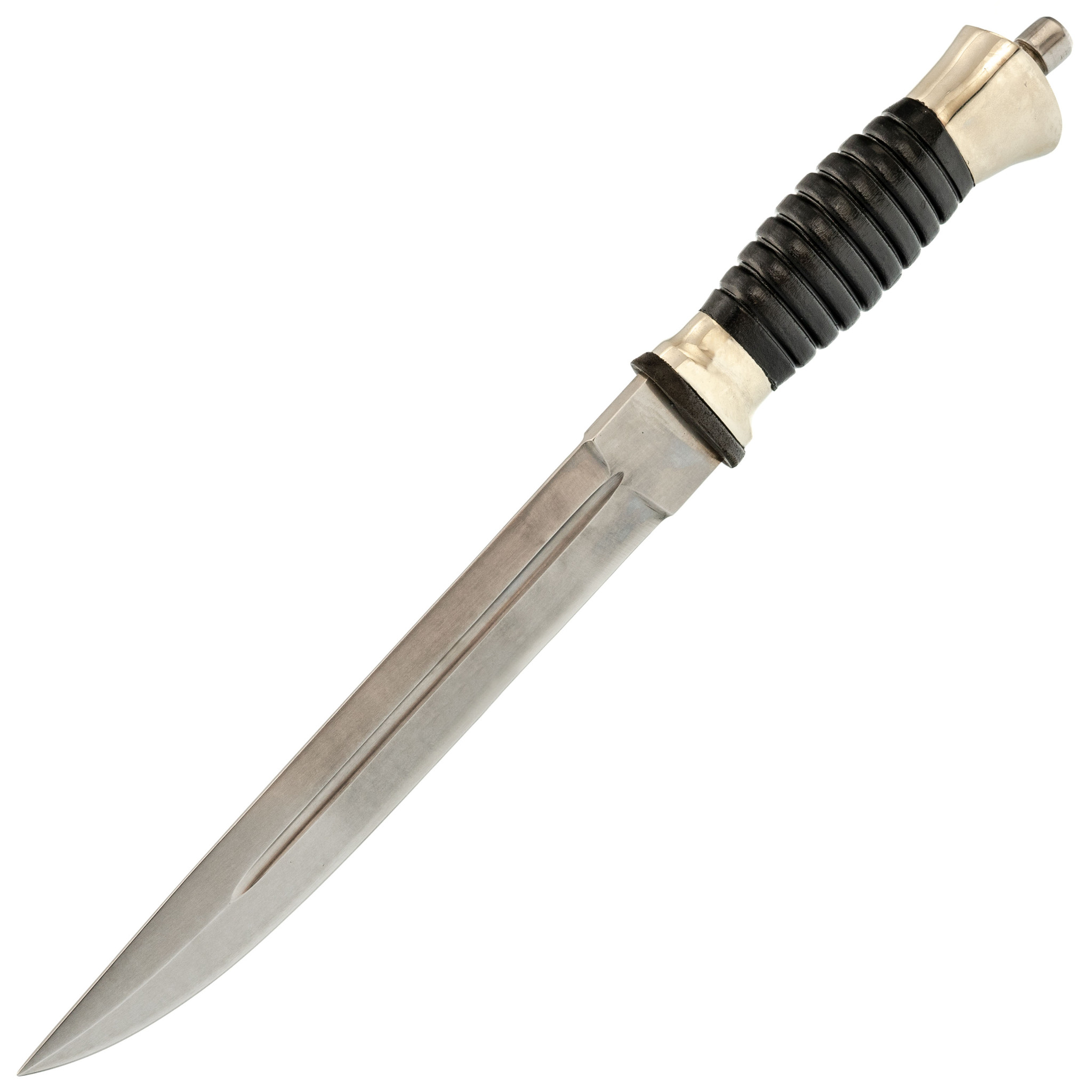 Нож Пластунский, сталь 95x18, мельхиор