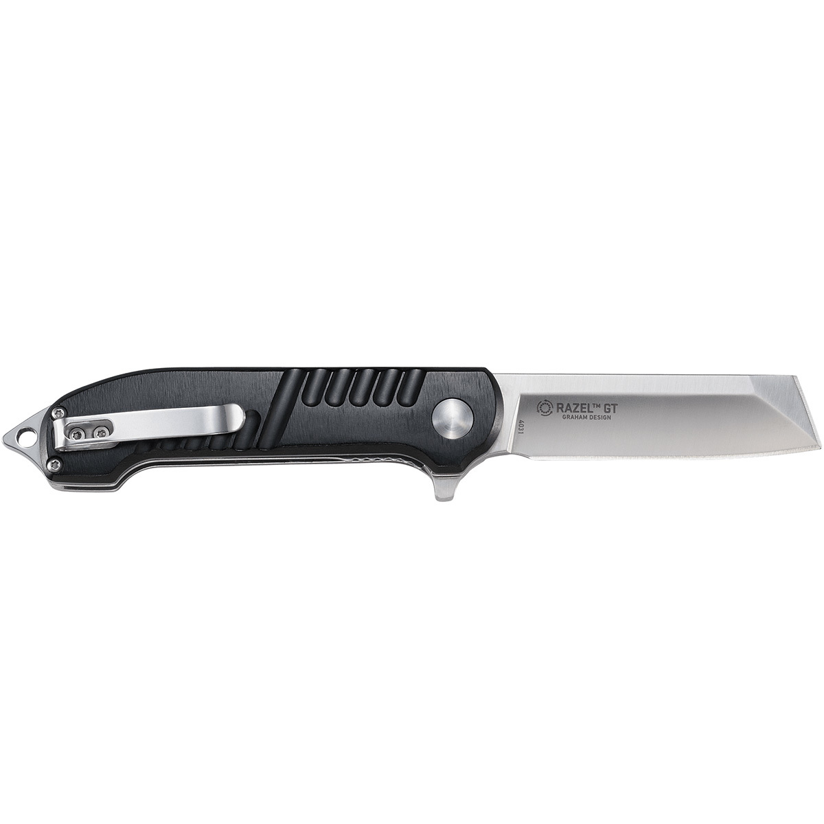 Полуавтоматический складной нож CRKT Razel, сталь 8Cr13MoV, рукоять алюминиевый сплав - фото 3