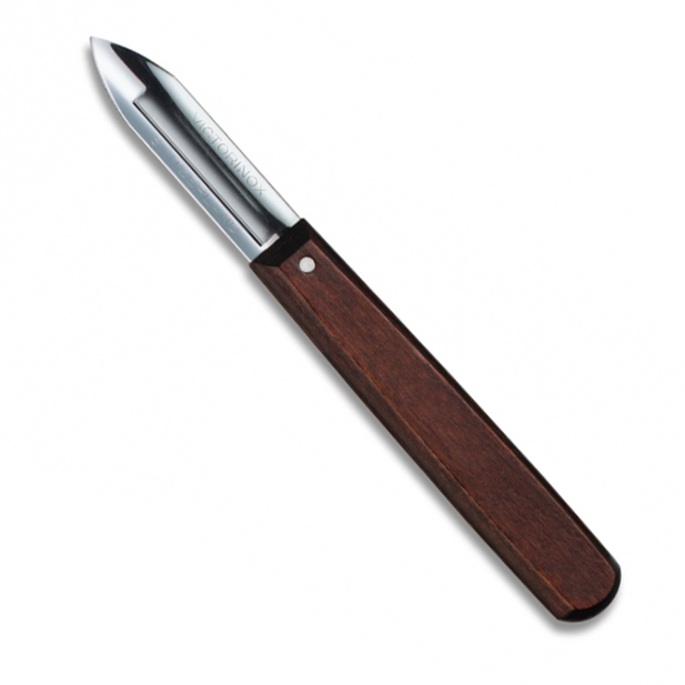 фото Кухонный нож овощечистка victorinox, коричневый