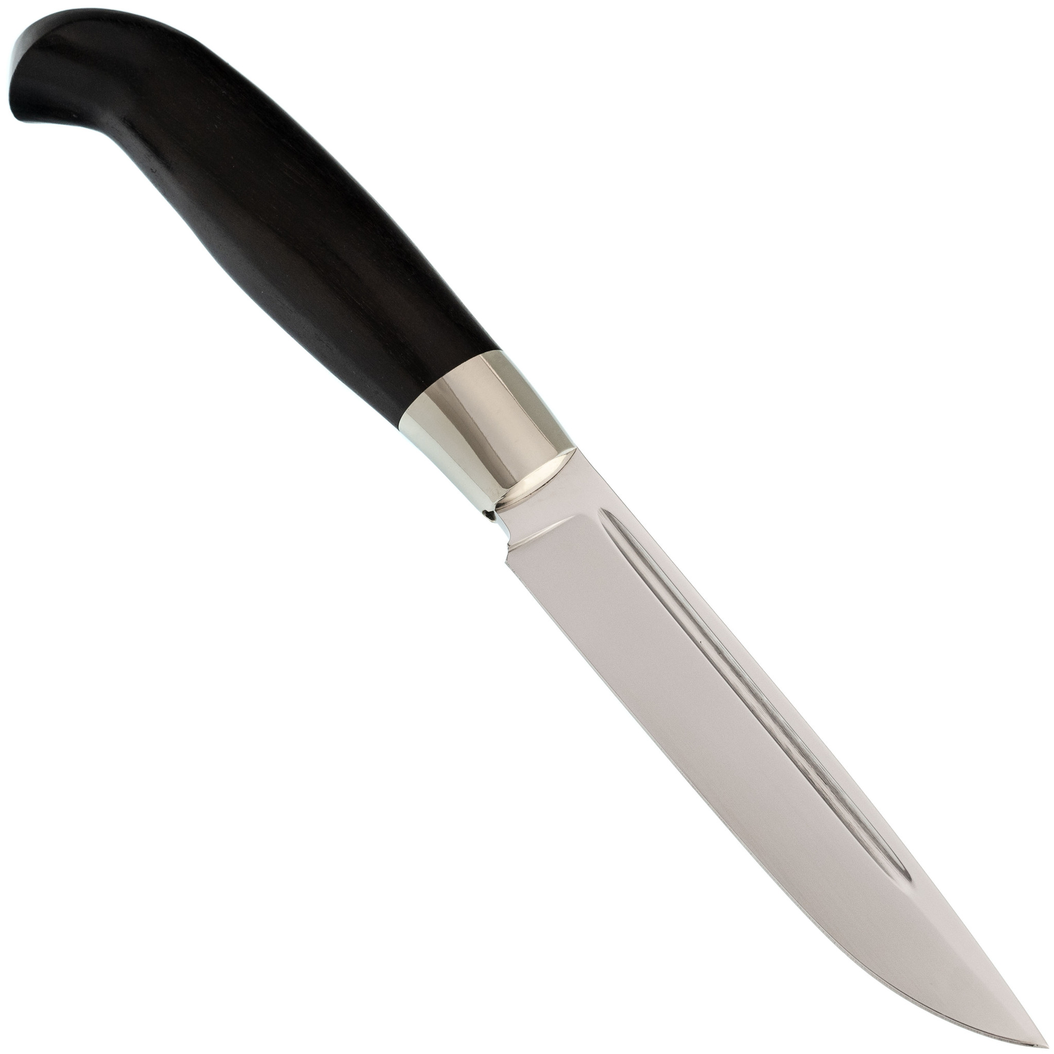 Нож Финка Классика, сталь 65х13, граб, мельхиор