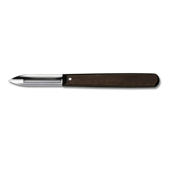 фото Кухонный нож овощечистка victorinox, коричневый