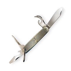 Фото Мультитул Ontario Camp Knife, сталь 420НС, рукоять нержавеющая сталь, gray