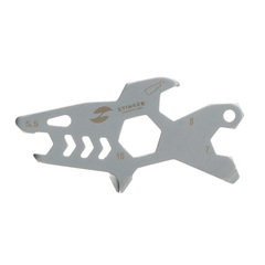 Фото Мультитул Stinger Акула 60 x 31 мм, 5 функций, нержавеющая сталь