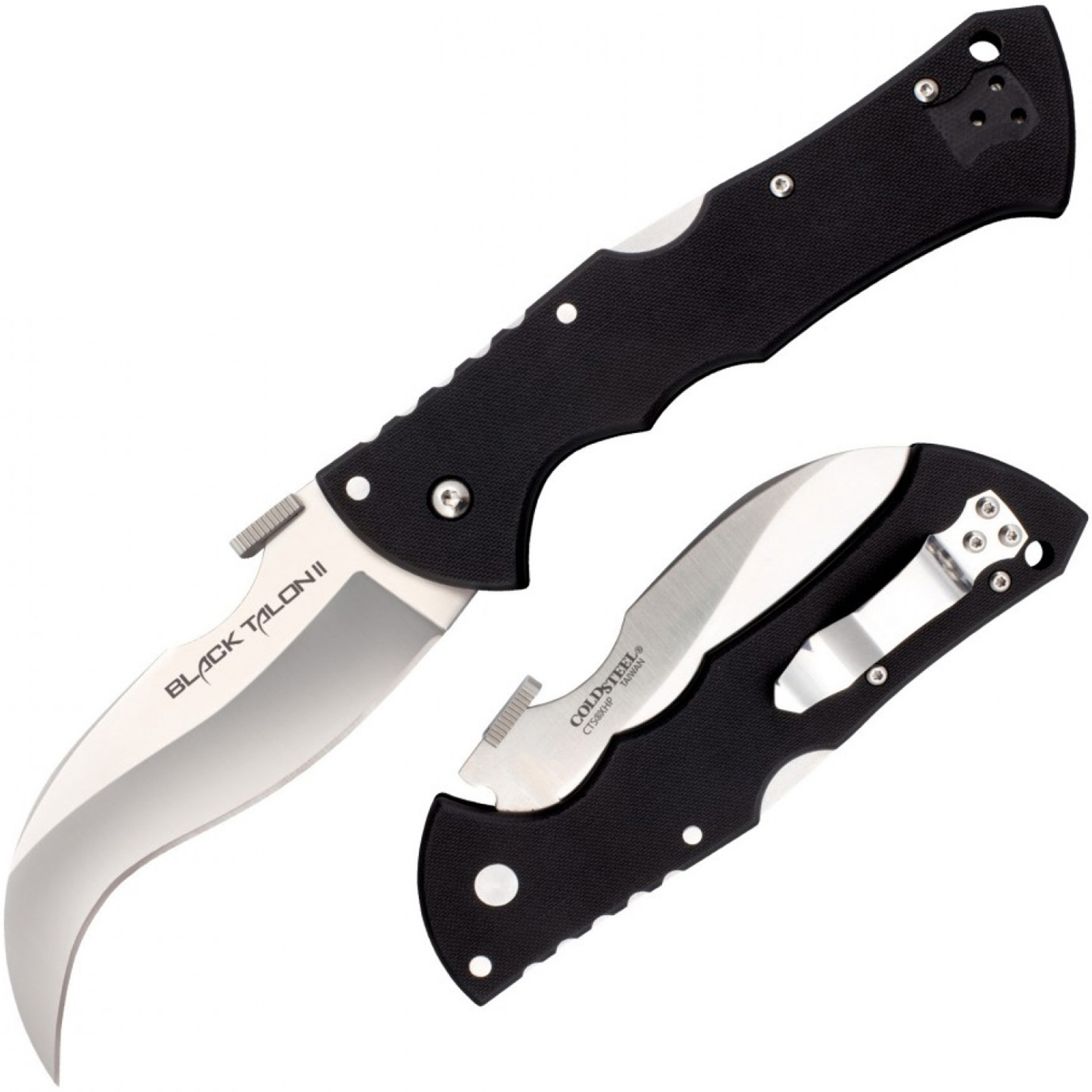 Складной нож Black Talon II - Cold Steel 22BT, сталь Carpenters CTS® XHP Alloy, рукоять G10 - фото 1