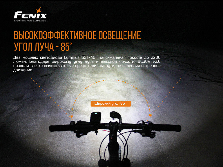 Велофара Fenix BC30V20 - фото 10