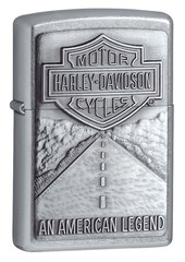 Фото Зажигалка ZIPPO Harley-Davidson® Легенда, с покрытием Street Chrome™