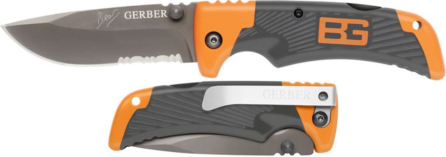 Складной нож Gerber Bear Grylls Scout, сталь 7Cr17MoV, рукоять термопластик...