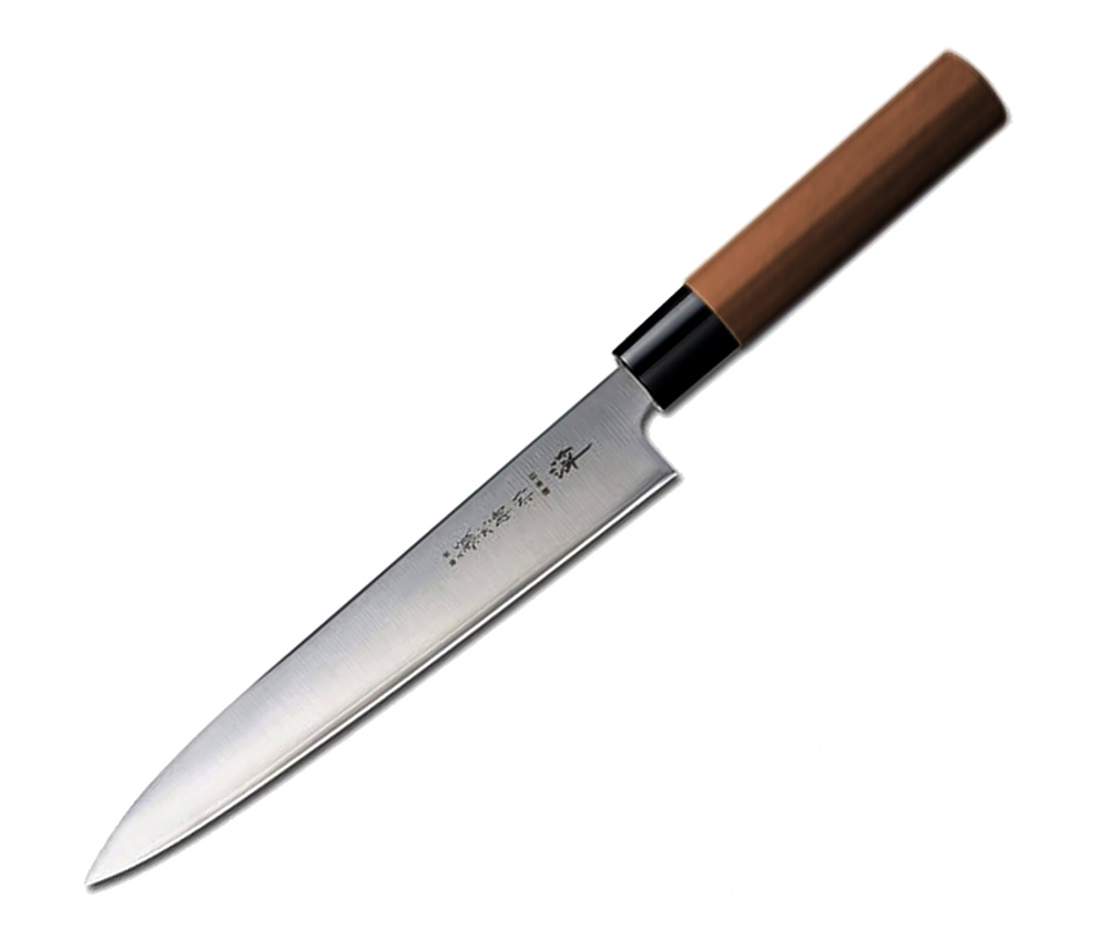 фото Кухонный нож для тонкой нарезки, zen, tojiro, fd-569, сталь vg-10, в картонной коробке