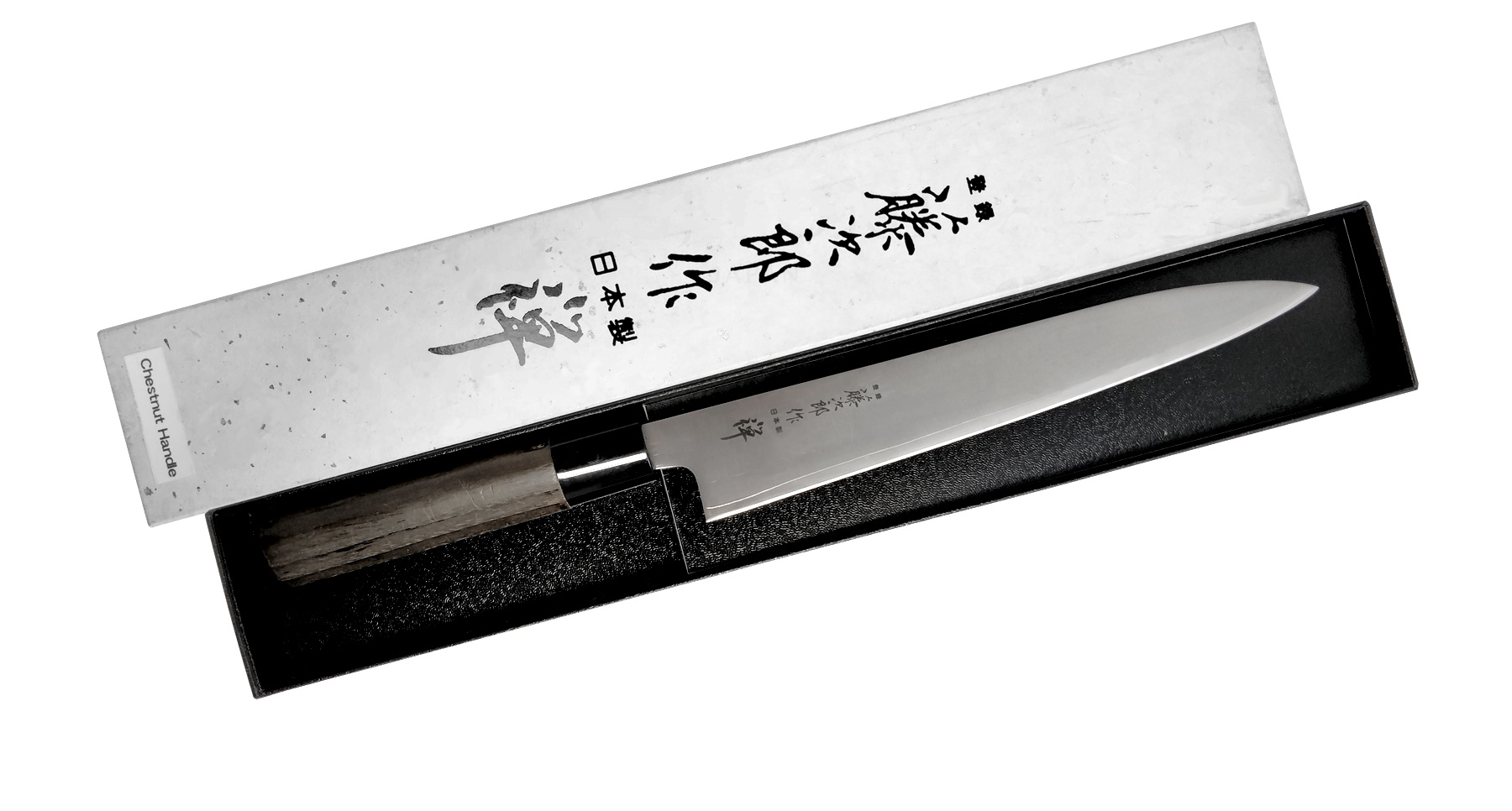 фото Кухонный нож для тонкой нарезки, zen, tojiro, fd-569, сталь vg-10, в картонной коробке