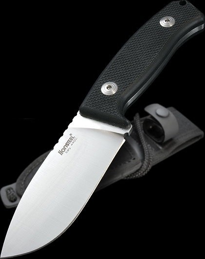 Нож с фиксированным клинком M2 Hunting, Satin Finish D2 Tool Steel, Black G10 Handle