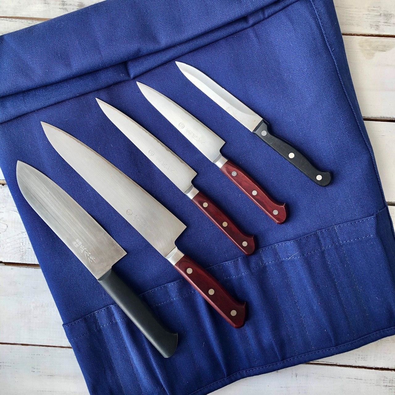 фото Сумка (скрутка) для 8 кухонных ножей knife to meet you bag-ost