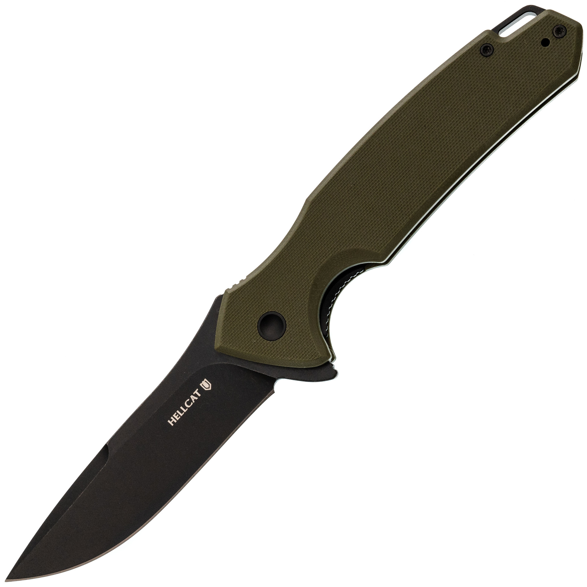 

Нож Mr.Blade Hellcat blackwash сталь VG-10, рукоять Olive G10