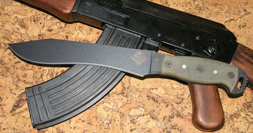 фото Нож с фиксированным клинком ontario "ns-9 black micarta ", фосфорные доты