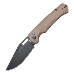 Фото Складной нож Artisan Revel, сталь AR-RPM9, рукоять FRN, коричневый/черный