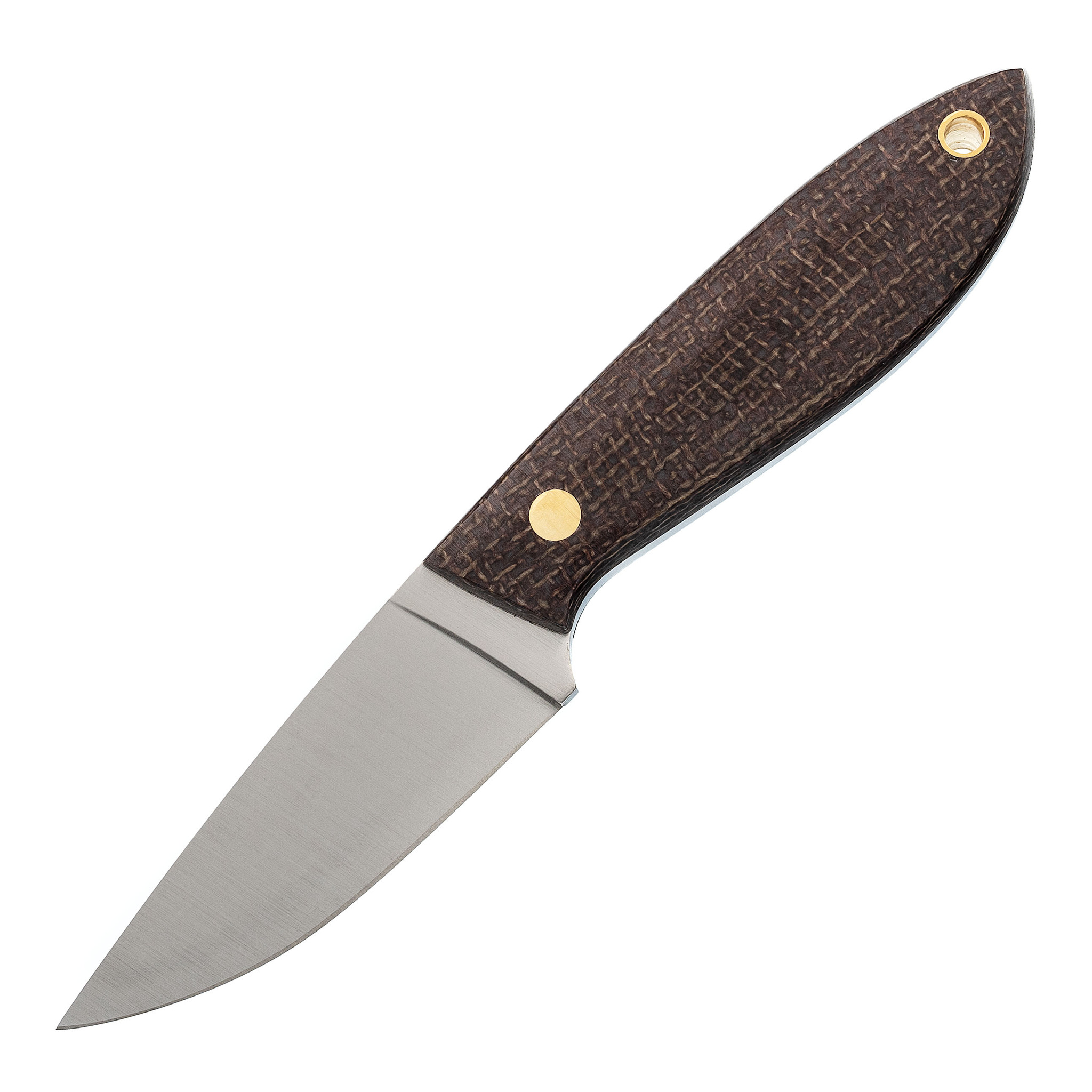 Нож Enzo Bobtail 80 Bison Micarta, сталь 12C27