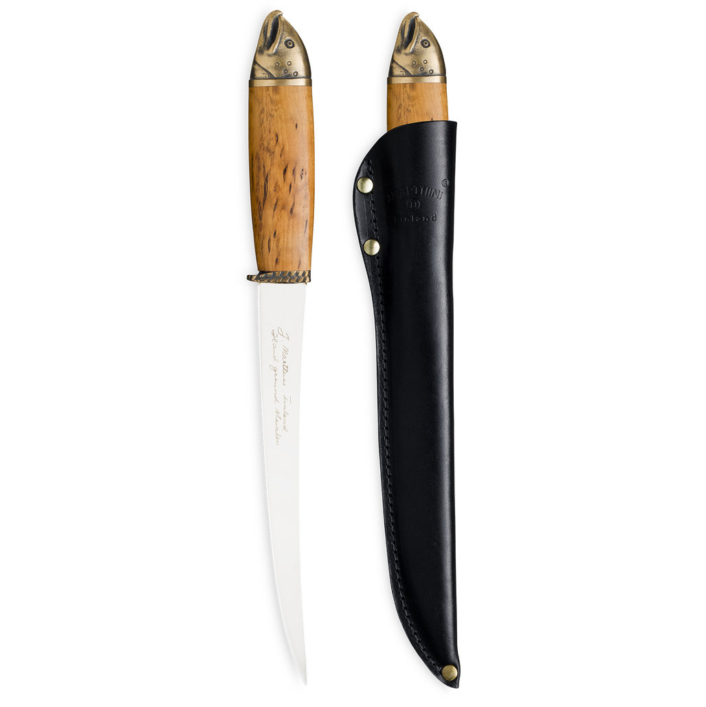 Купить нож в подарок. Нож Marttiini Salmon. Филейный нож Marttiini. Нож Marttiini Salmon Knife 552010. Нож Marttiini 240cm.