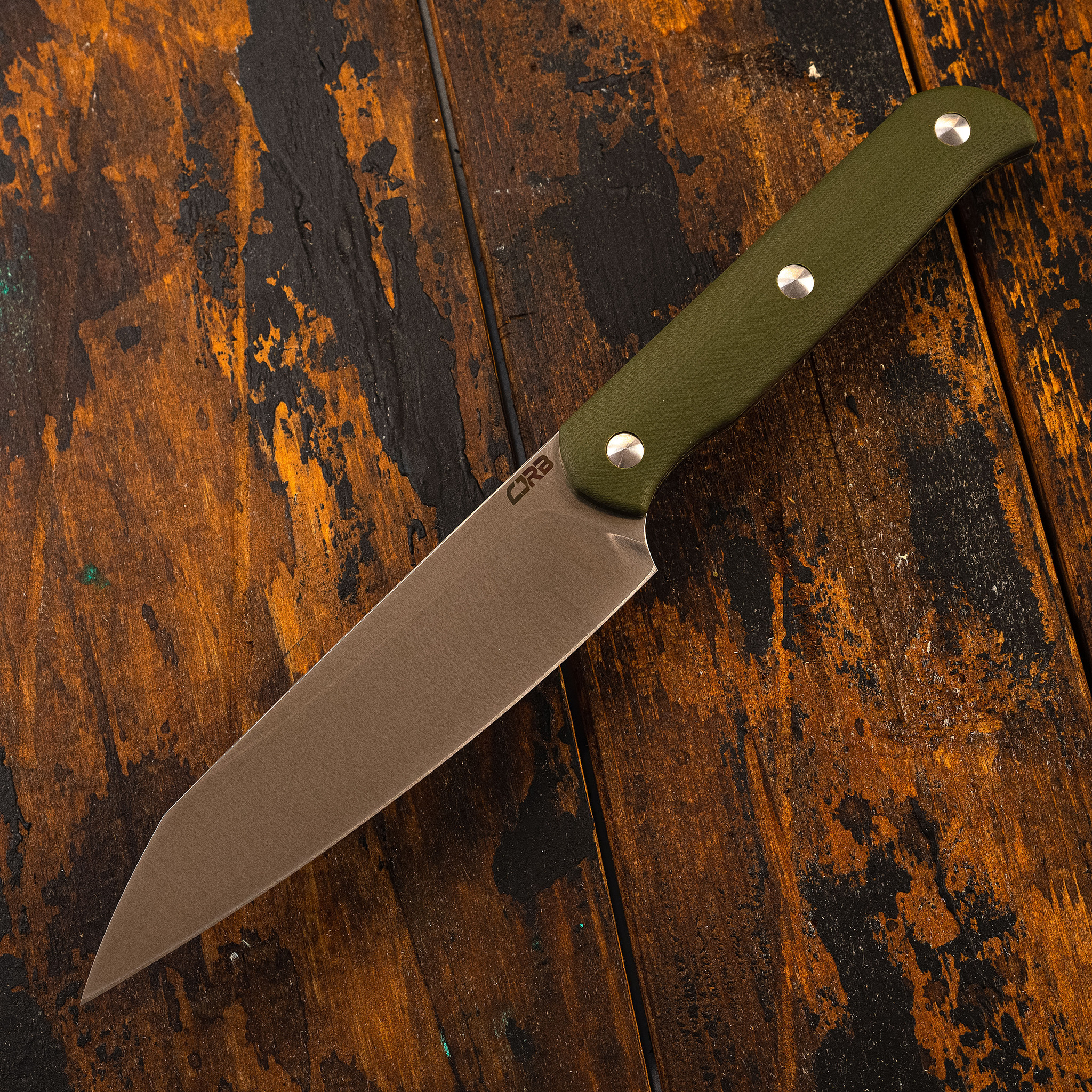 Нож CJRB Silax GREEN, сталь AR-RPM9, рукоять G10 от Ножиков