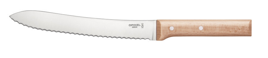 Нож для хлеба Opinel №124, деревянная рукоять, нержавеющая сталь от Ножиков