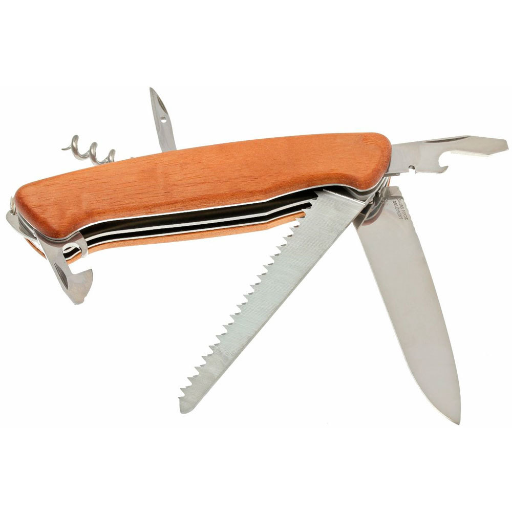 Нож перочинный Victorinox RangerWood 55, сталь X50CrMoV15, рукоять ореховое дерево, коричневый от Ножиков