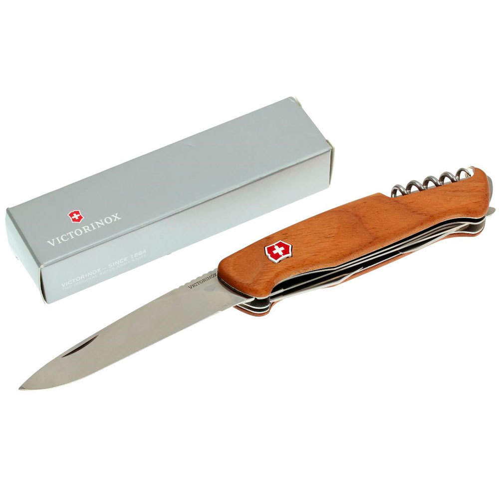 Нож перочинный Victorinox RangerWood 55 0.9561.63 130мм 10 функций деревянная рукоять - фото 6