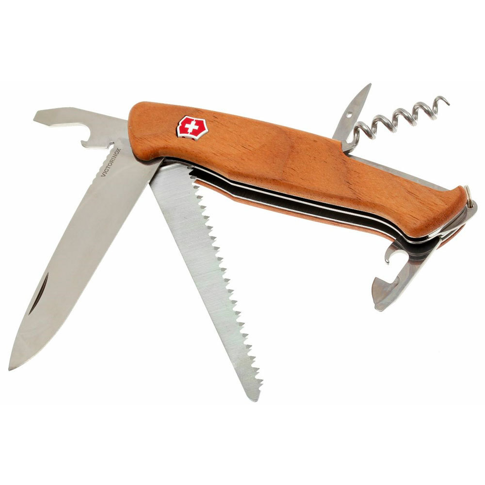 Нож перочинный Victorinox RangerWood 55 0.9561.63 130мм 10 функций деревянная рукоять - фото 2