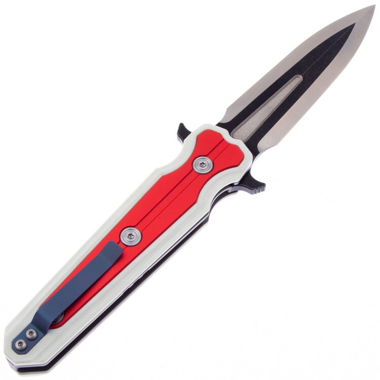 Складной нож Stedemon TDongShan Red сталь D2, рукоять G10 - фото 2