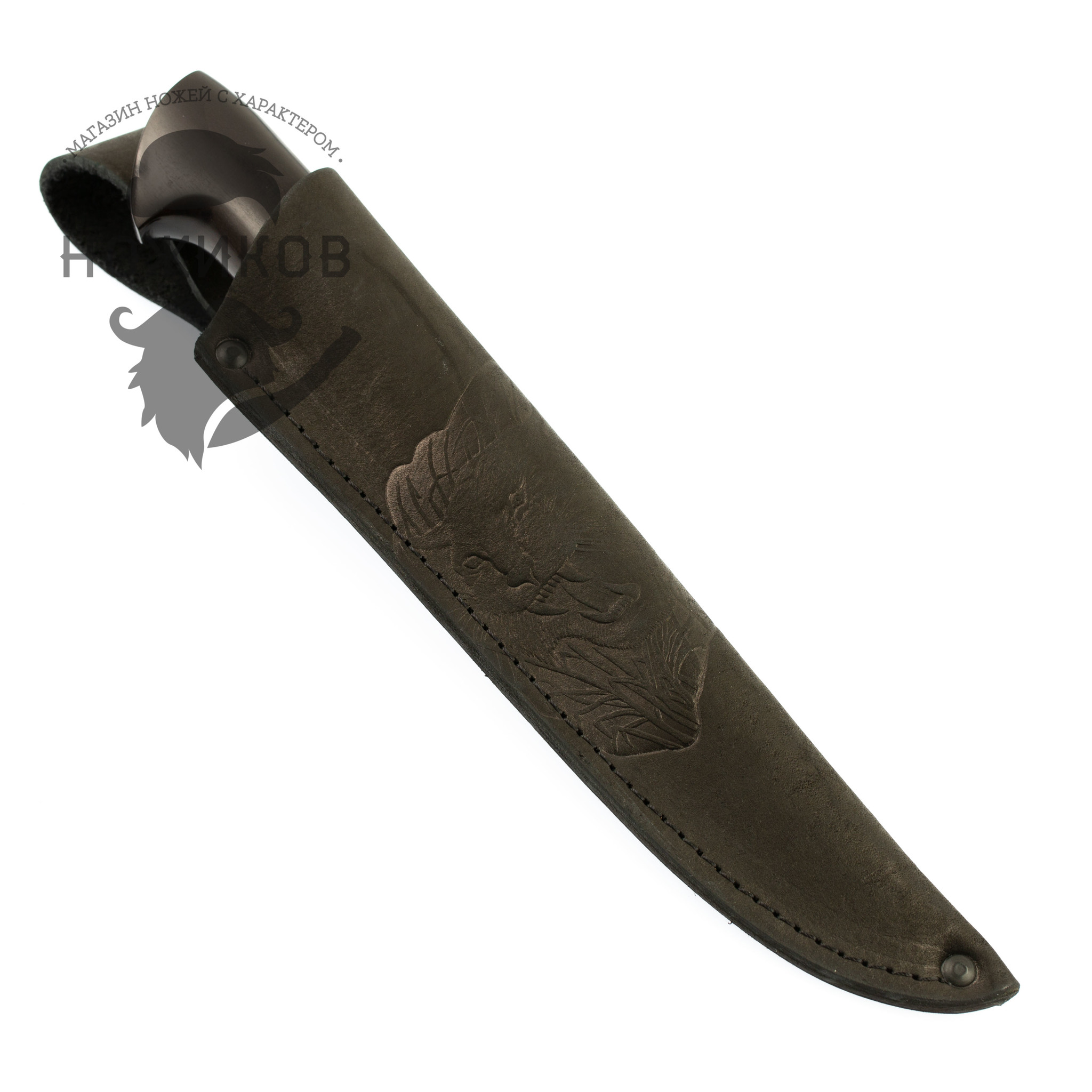 Нож Леший-2, дамасская сталь, граб от Ножиков