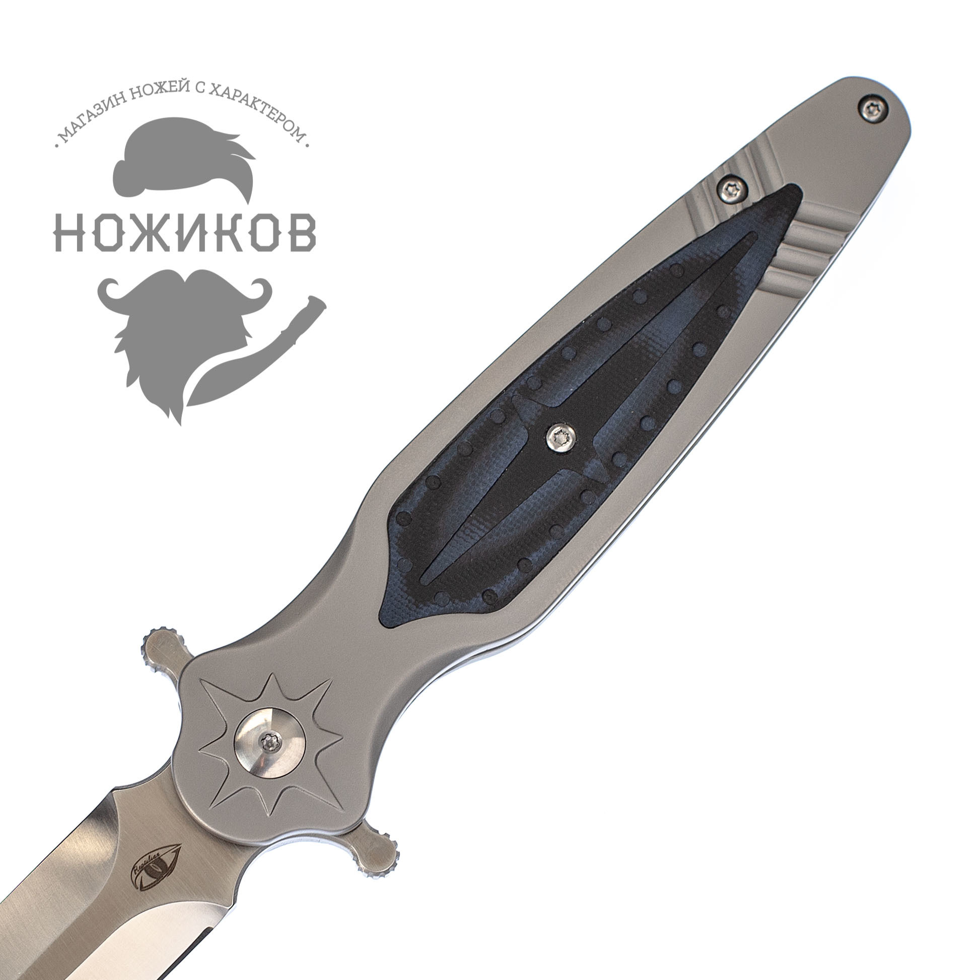 Складной нож Магистр, сталь S35VN, вставка G10 - фото 3