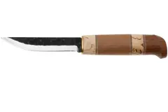 Фото Туристический нож финка Marttiini Kierinki, сталь 80CrV2, рукоять берёза/карельская берёза