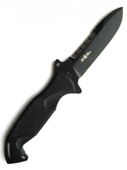 фото Нож с фиксированным клинком remington зулу i (zulu) rm\895fd tf, сталь 440c teflon, рукоять алюминий, черный