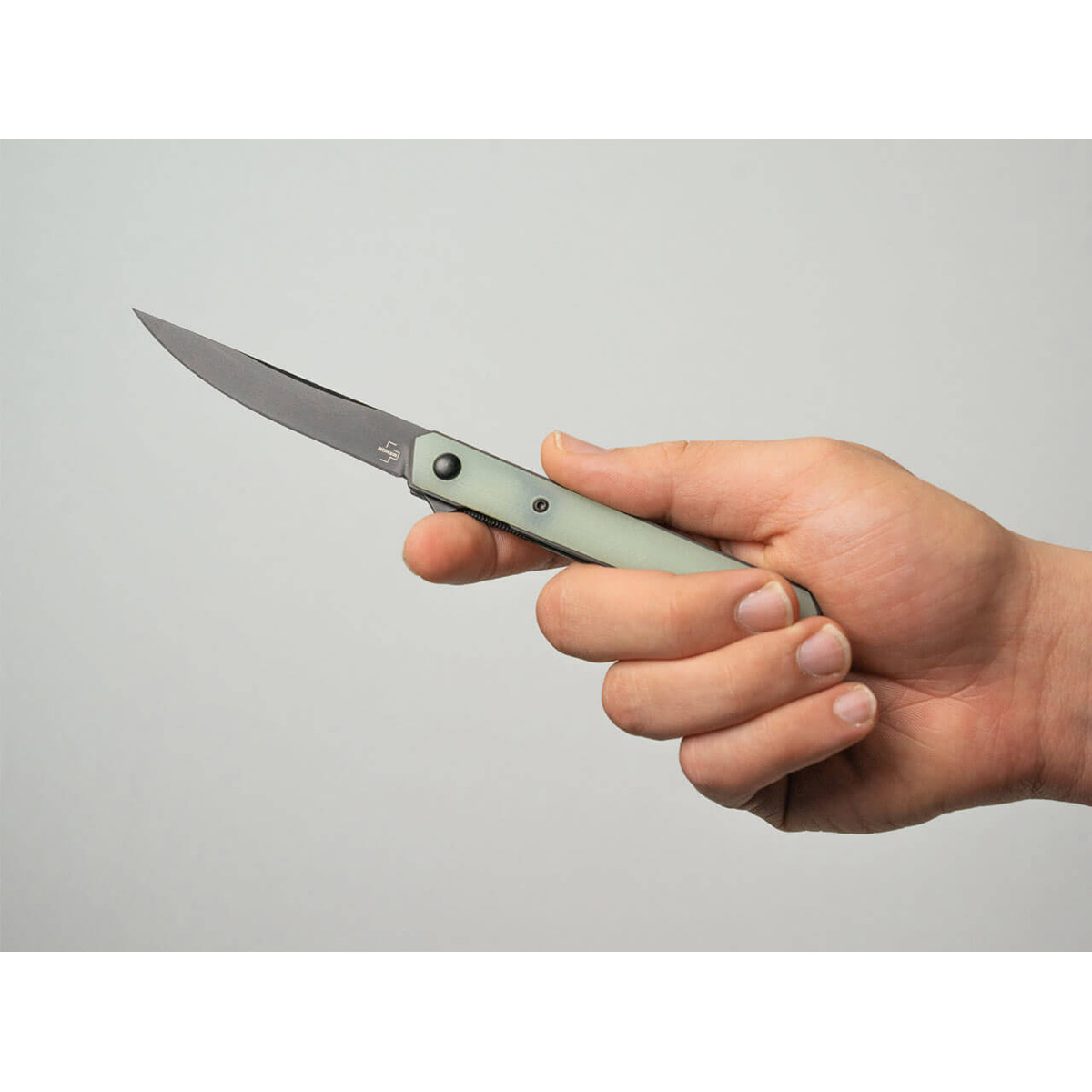 фото Складной нож boker kwaiken mini air jade g10, сталь vg-10, рукоять g10