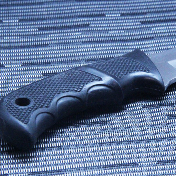 фото Нож с фиксированным клинком muela sioux, сталь x50crmov15, рукоять термопластик grn, чёрный