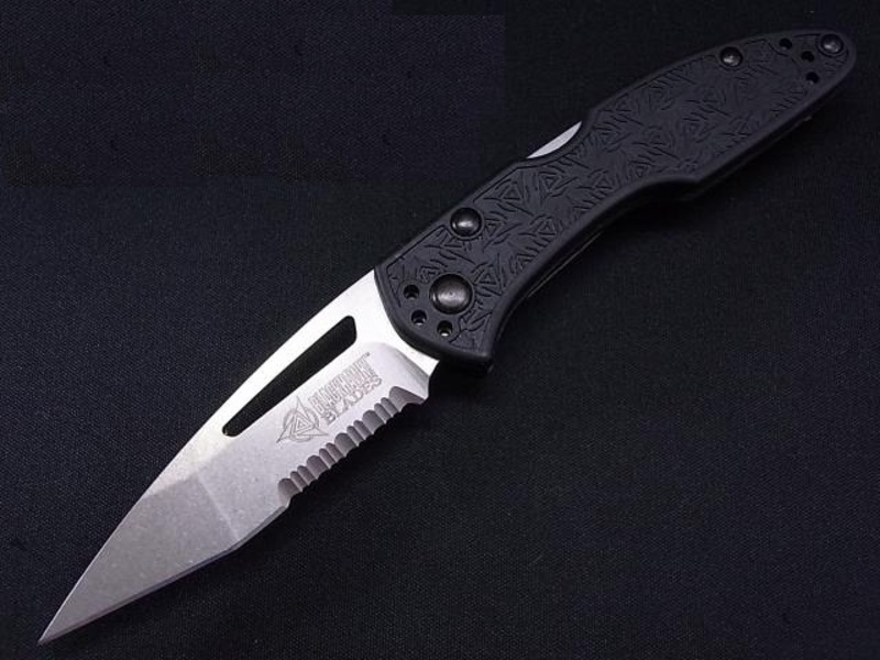фото Нож складной mod blackhawk bhb41 tanto combo, сталь 9cr13mov, рукоять термопластик frn
