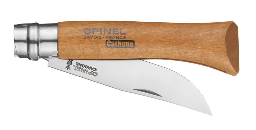 Нож Opinel №10, углеродистая сталь, рукоять из дерева бука, блистер от Ножиков