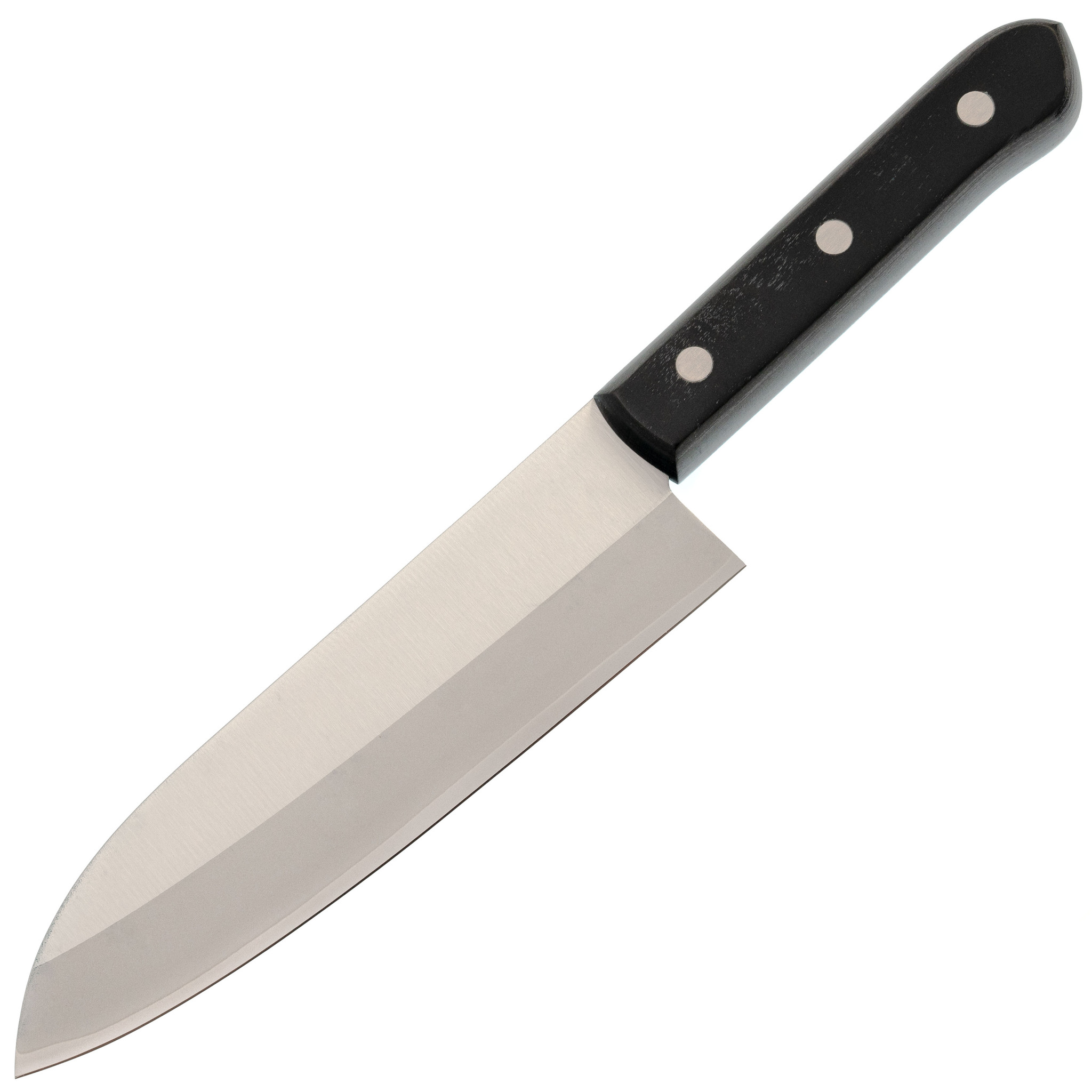 Нож Сантоку Western Knife, Tojiro, F-311, сталь VG-10, чёрный - фото 3