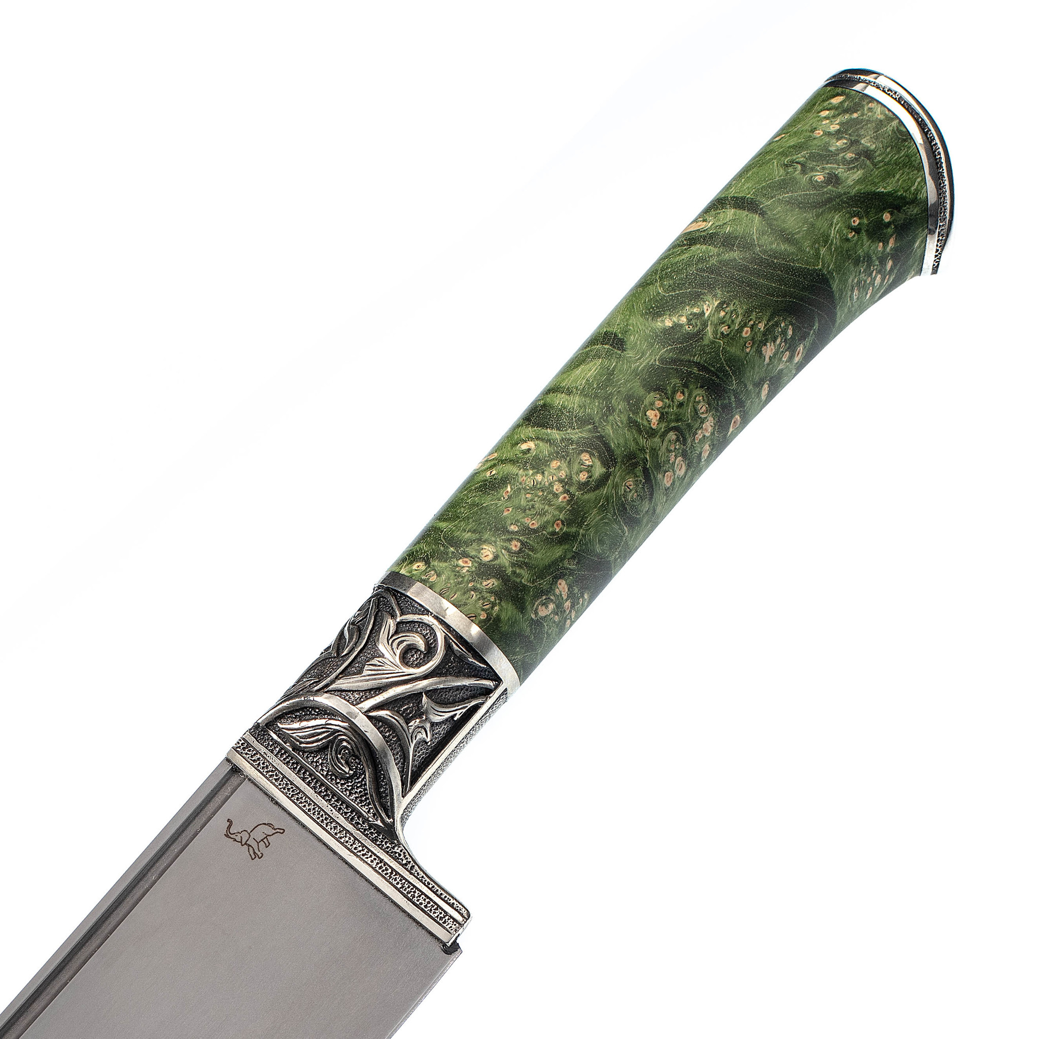 Нож Пчак, сталь Х12МФ, карельская береза, Слон - фото 3