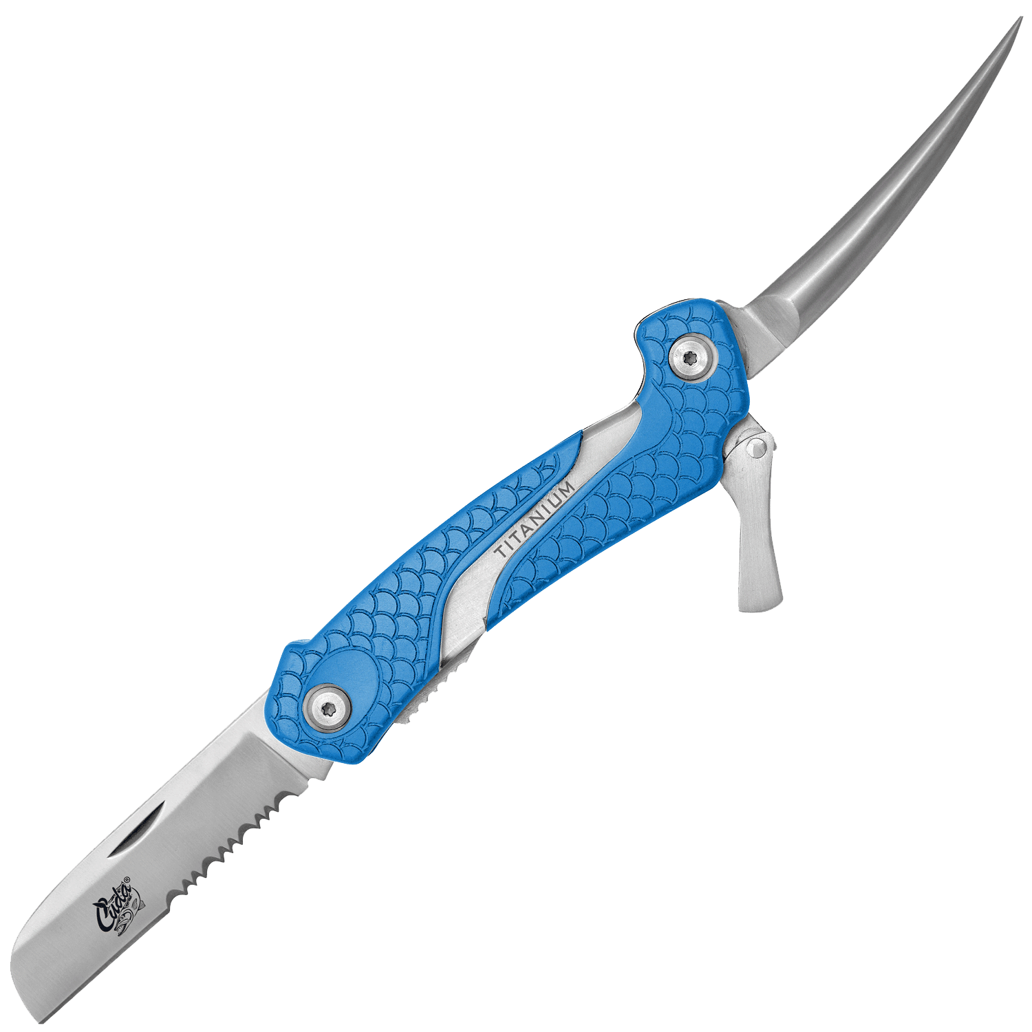 Многофункциональный складной нож Cuda 7, сталь 4116, материал ABS-пластик/kraton