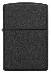 Фото Зажигалка ZIPPO Classic с покрытием Black Crackle™, латунь и сталь, чёрная, матовая, 36x12x56 мм