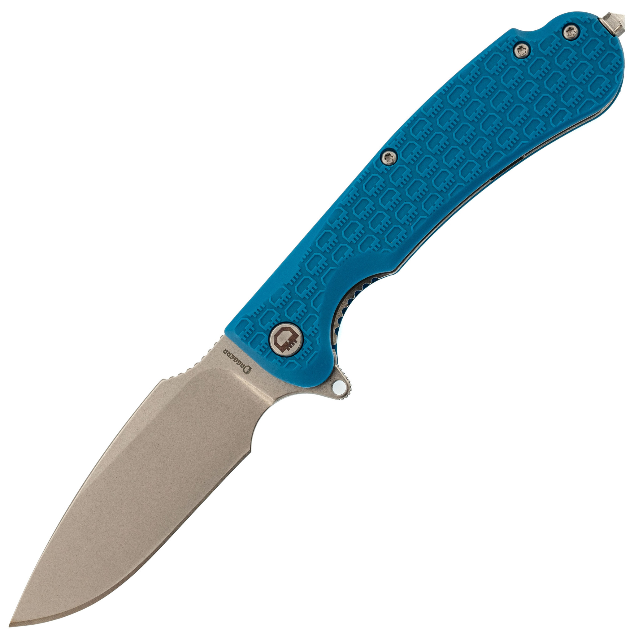 Складной нож Daggerr Fielder Blue SW, сталь 8Cr14MoV, рукоять FRN нож с фиксированным клинком benchmade bm178sbk combo socp special operations combatives program dagger тренировочный нож сталь 440c