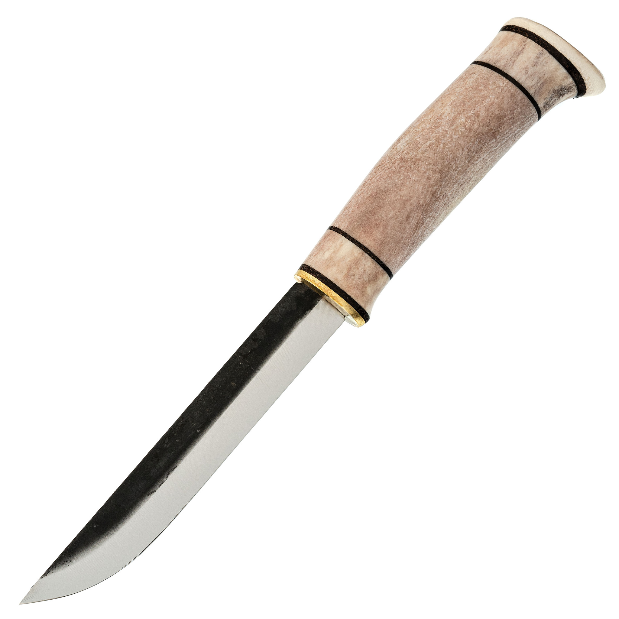 Нож Erpuu Puukko Antler 125, сталь 80CrV2 - фото 1