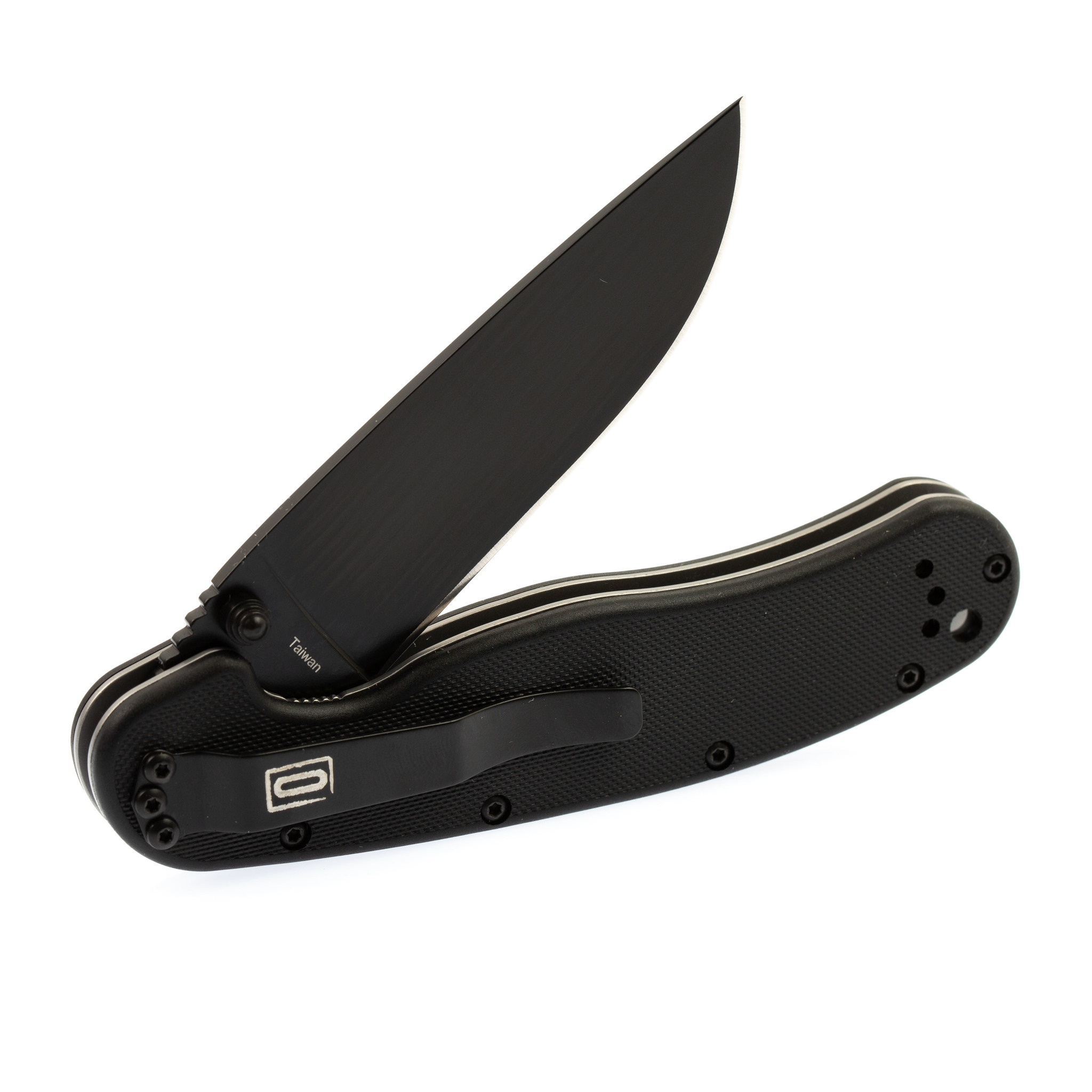Нож складной Ontario RAT-1, сталь Aus-8. Клинок - Black, Рукоять - Black GRN, 8846 BP от Ножиков